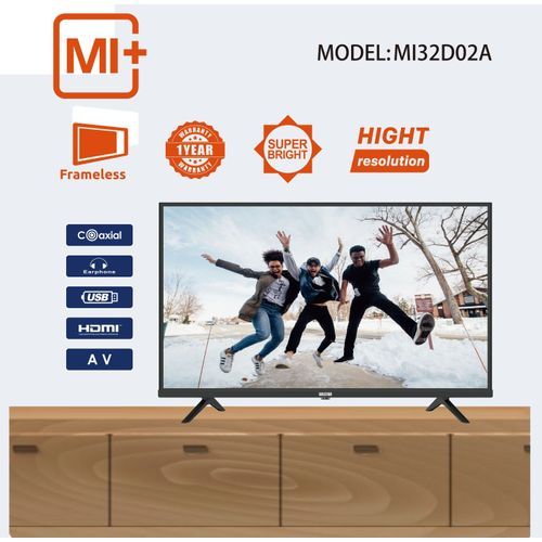 Mi+ 32 inches LED Tv (MI32DF1A) - Black + 1 Year Warranty