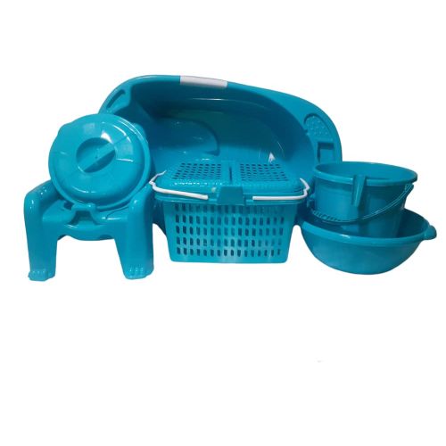 Baby Bath Set - 7pcs - Mint Green